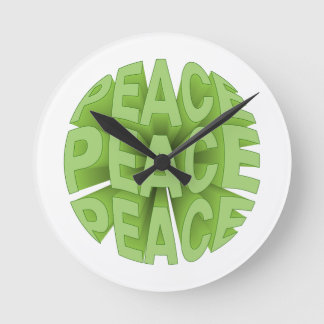 Reloj Redondo Mediano bolsa tote de la paz