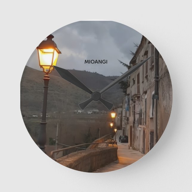 Reloj Redondo Mediano Bolso (Anverso)