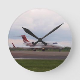 Reloj Redondo Mediano Bombardier Lear Jet 45XR