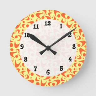 Reloj Redondo Mediano Boomerangs Retro