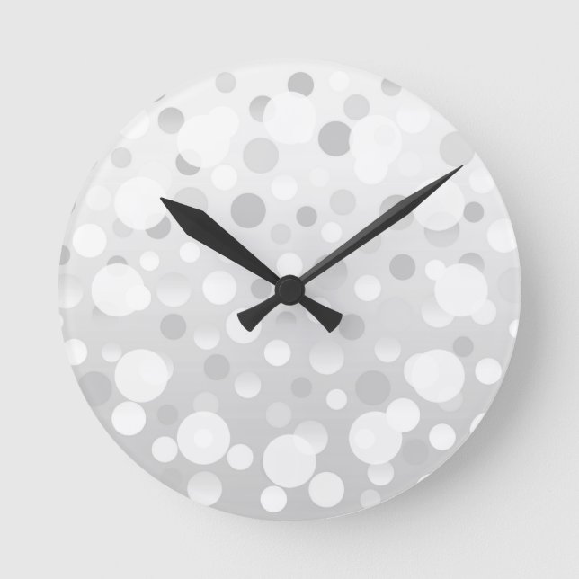 Reloj Redondo Mediano Borrar Fizz 'Burbujas' todo el tiempo (Anverso)