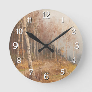 Reloj Redondo Mediano Bosque Birch - Hugo Mühlig