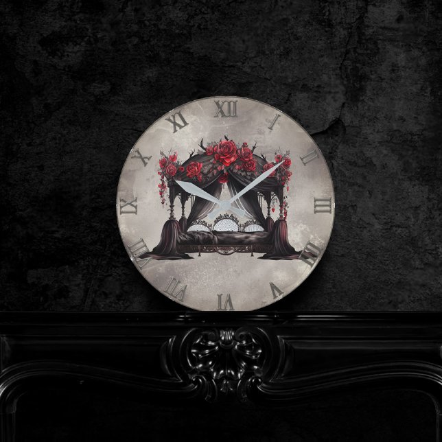 Reloj Redondo Mediano Boudoir | Canopy Scarf Old Victoris Poster Bed (Subido por el creador)