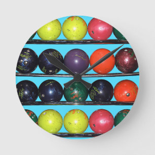 Reloj Redondo Mediano Bowling Blitz