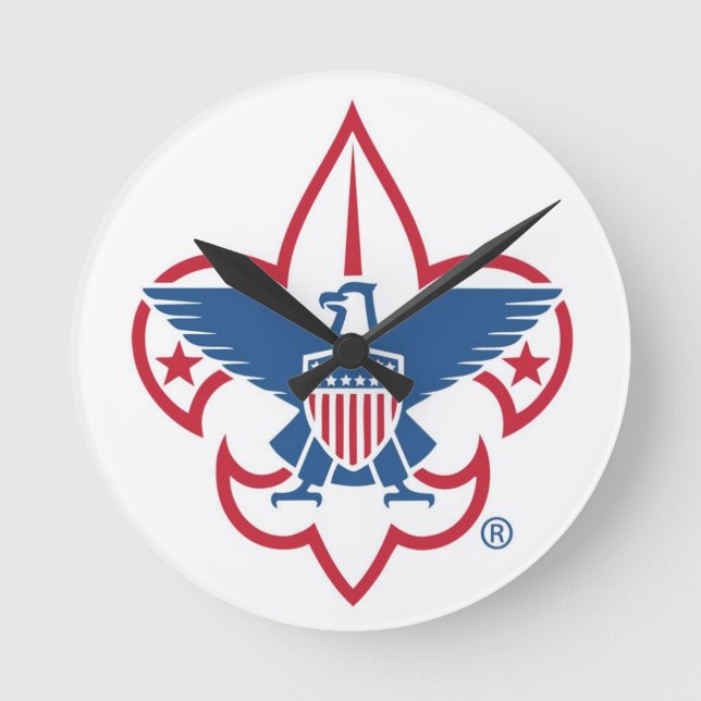 Reloj Redondo Mediano Boy Scouts of America Clock (Anverso)