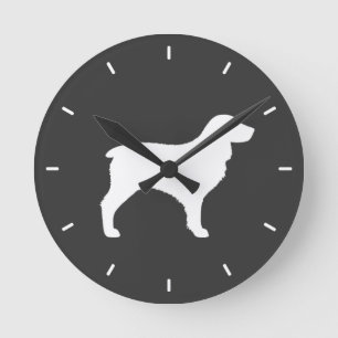 Reloj Redondo Mediano Boykin Spaniel Silhouette