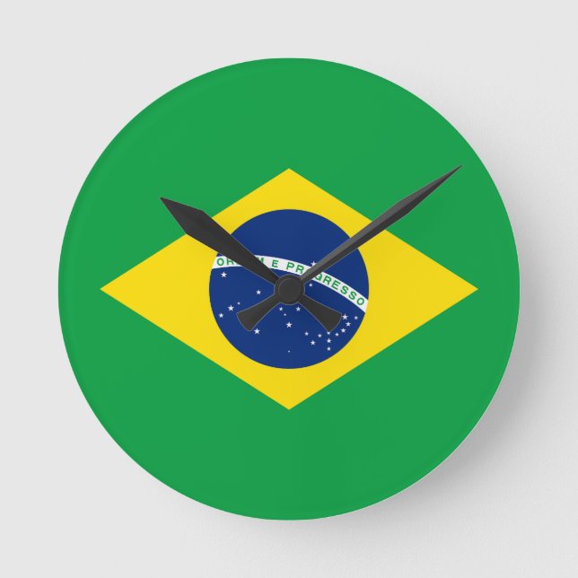 Reloj Redondo Mediano Brasil (Anverso)