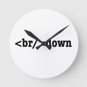 Reloj Redondo Mediano breakdown HTML Code
