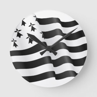 Reloj Redondo Mediano Bretón de Drapeau (bandera bretona)