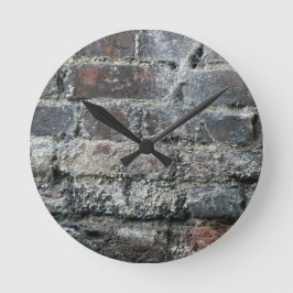 Reloj Redondo Mediano Brick Wall