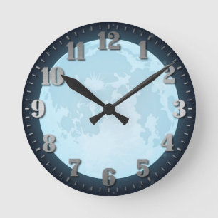 Reloj Redondo Mediano Bright full moon