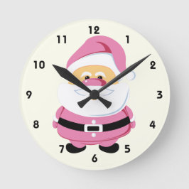 Reloj Redondo Mediano Brillantes y extravagantes vacaciones de Navidades