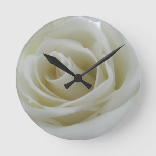 Reloj Redondo Mediano Brillo floral