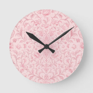 Reloj Redondo Mediano Brisa del Jardín Persa – Rosa Polvo