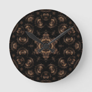 Reloj Redondo Mediano Bronce Age Mandala