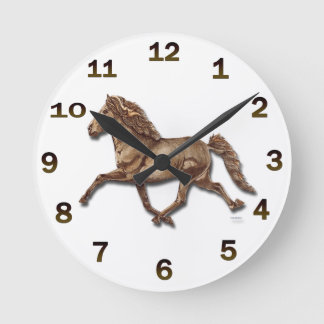 Reloj Redondo Mediano Bronce islandés