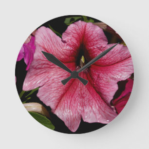 Reloj Redondo Mediano Brote floral