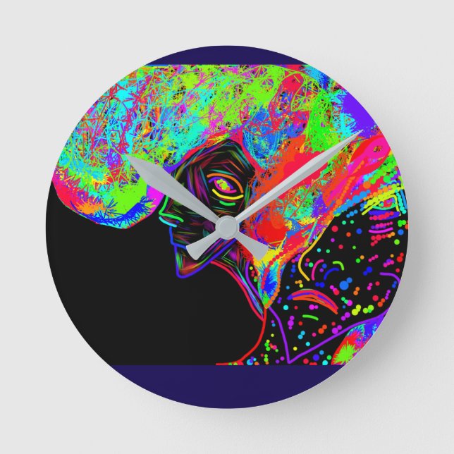 Reloj Redondo Mediano Brother and Sister Supernatural Creatures (Anverso)