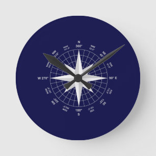 Reloj Redondo Mediano brújula