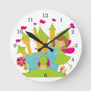Reloj Redondo Mediano Brunette Fairy Princess