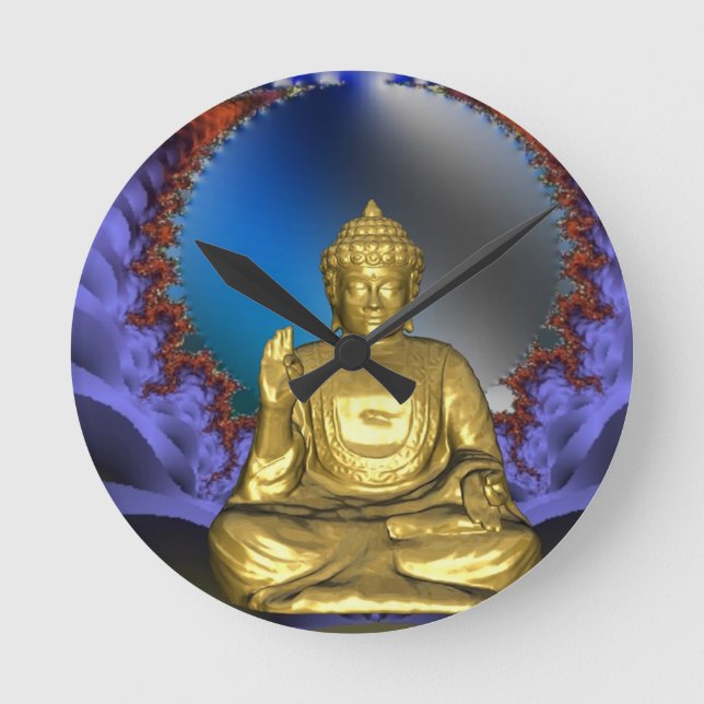 Reloj Redondo Mediano Buda (Anverso)
