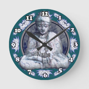 Reloj Redondo Mediano Buda Respira