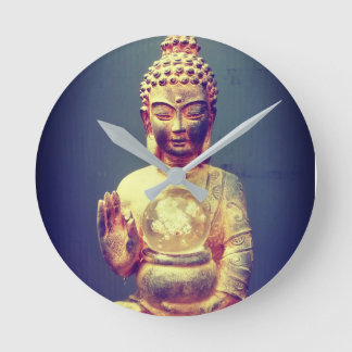 Reloj Redondo Mediano Buddha Clock