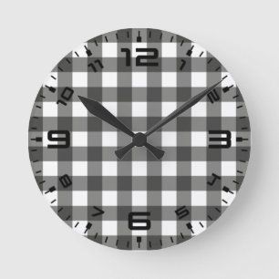 Reloj Redondo Mediano Búfalo blanco