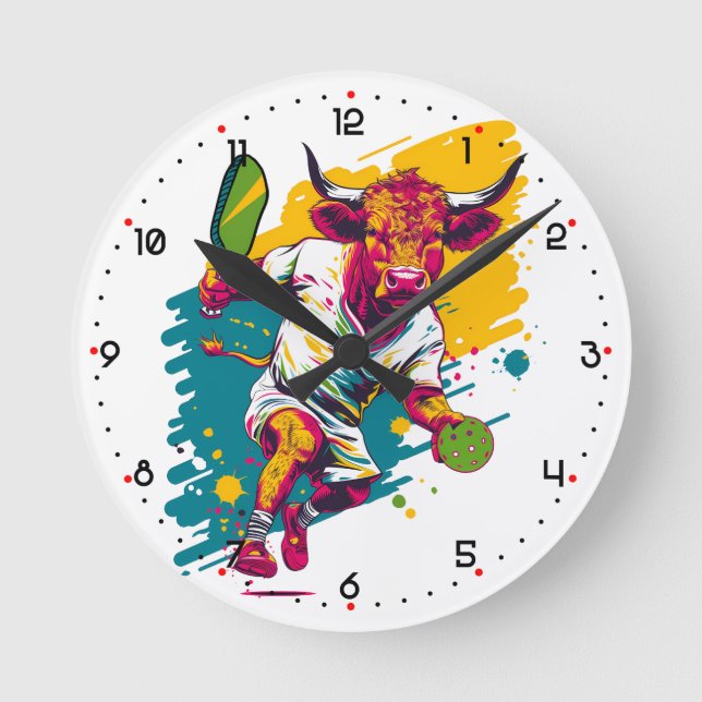 Reloj Redondo Mediano Bullcourt Rampage Pickleball  (Anverso)