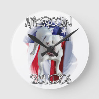 Reloj Redondo Mediano Bulldog americano