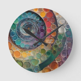 Reloj Redondo Mediano bunt und modern, Dekokissen