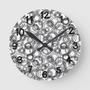 Reloj Redondo Mediano Burbujas