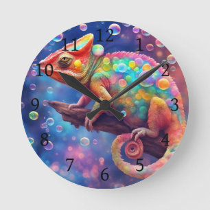 Reloj Redondo Mediano Burbujas de Chameleon 2