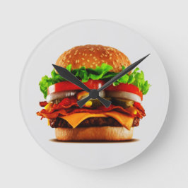 RELOJ REDONDO MEDIANO BURGER MÁS 3