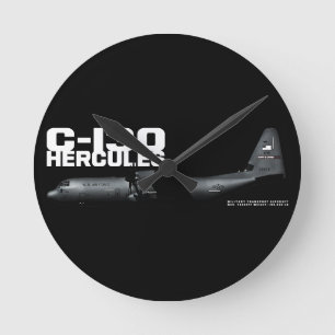 Reloj Redondo Mediano C-130 Hércules
