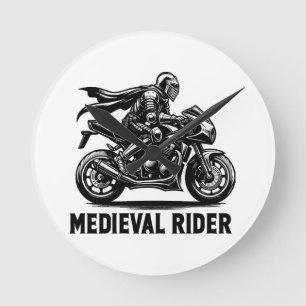 Reloj Redondo Mediano caballero medieval