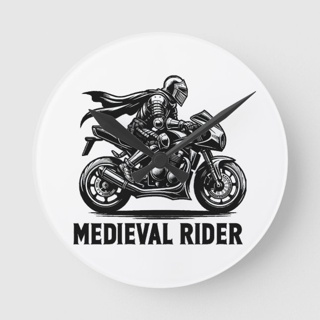 Reloj Redondo Mediano caballero medieval (Anverso)
