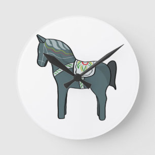 Reloj Redondo Mediano Caballo de Dala