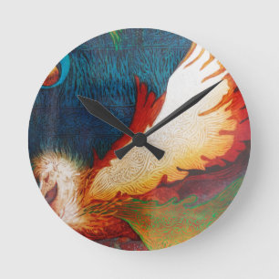 Reloj Redondo Mediano Caballo Volador 2
