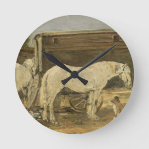 Reloj Redondo Mediano Caballos gitanos, c.1885-90 (aceite en lona)