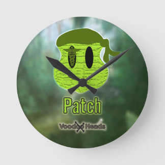 Reloj Redondo Mediano Cabezas de vudú ~ pantano