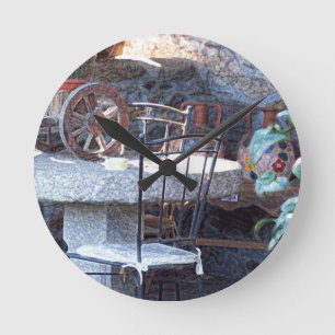 Reloj Redondo Mediano Cactus Still Life