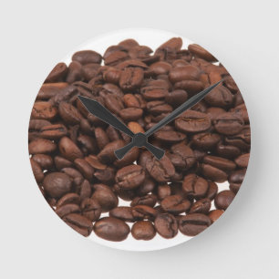 Reloj Redondo Mediano Café frijol