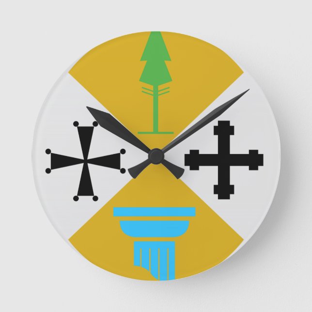 Reloj Redondo Mediano Calabria (Italy) Coat of Arms (Anverso)