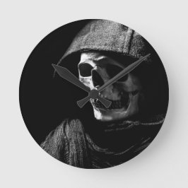 Reloj Redondo Mediano Calavera de la Parca