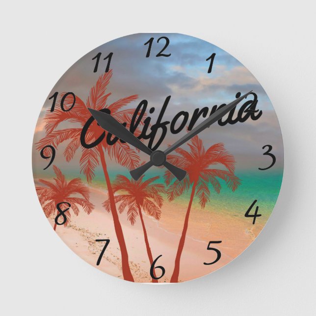Reloj Redondo Mediano California Clock (Anverso)