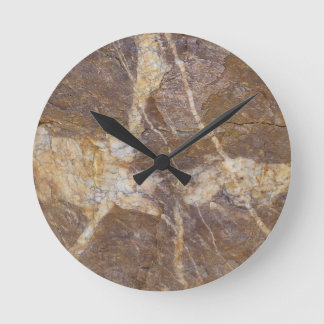 Reloj Redondo Mediano caligrafía sobre piedra