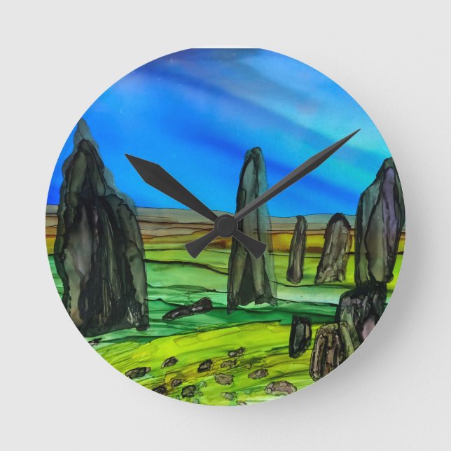 Reloj Redondo Mediano Callanish standing stones (Anverso)