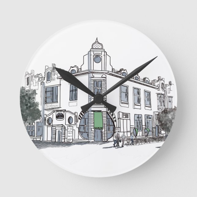 Reloj Redondo Mediano calle del casco antiguo (Anverso)