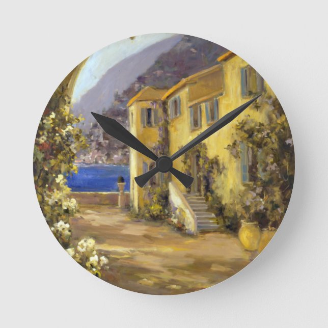 Reloj Redondo Mediano Calma latina I (Anverso)
